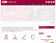 Tablet Screenshot of civil-mercantil.com